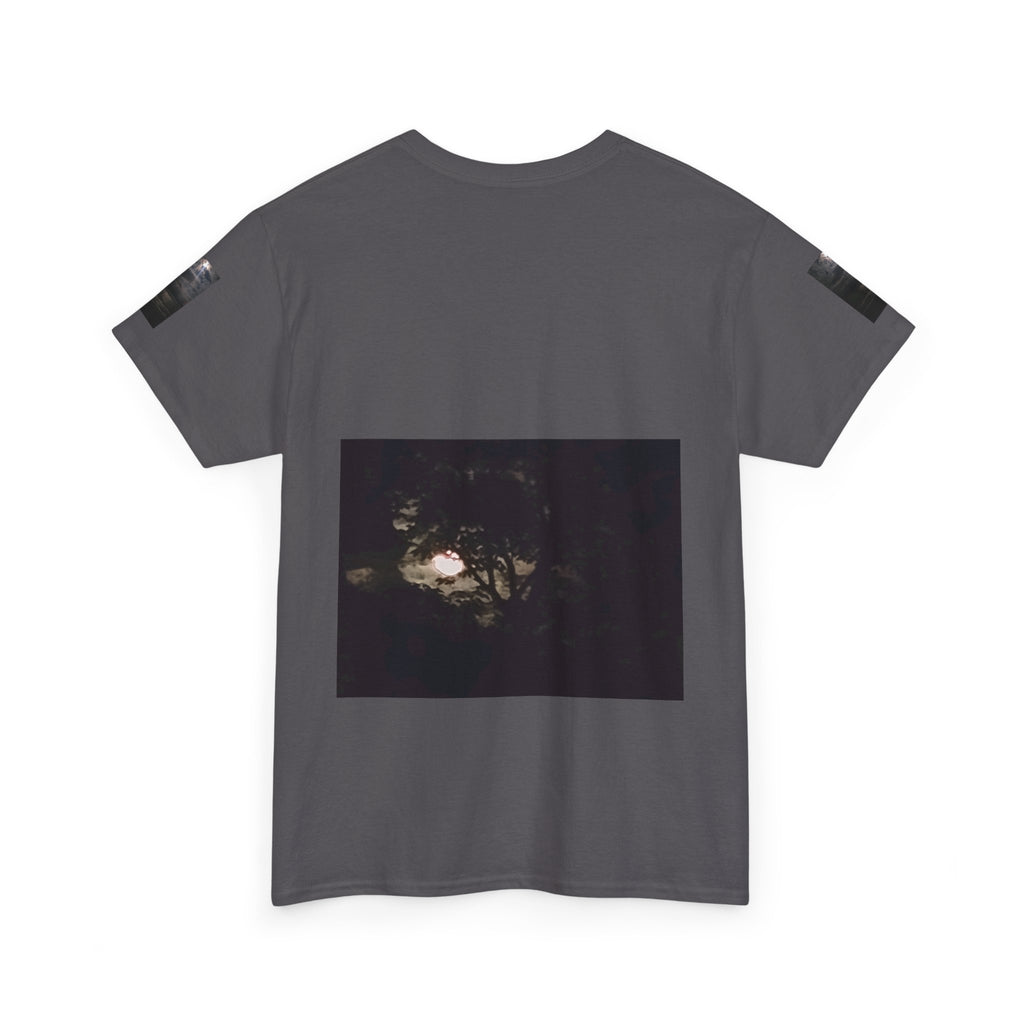 Full MoonTree Graphic Tee — Night Sky Photography Shirt