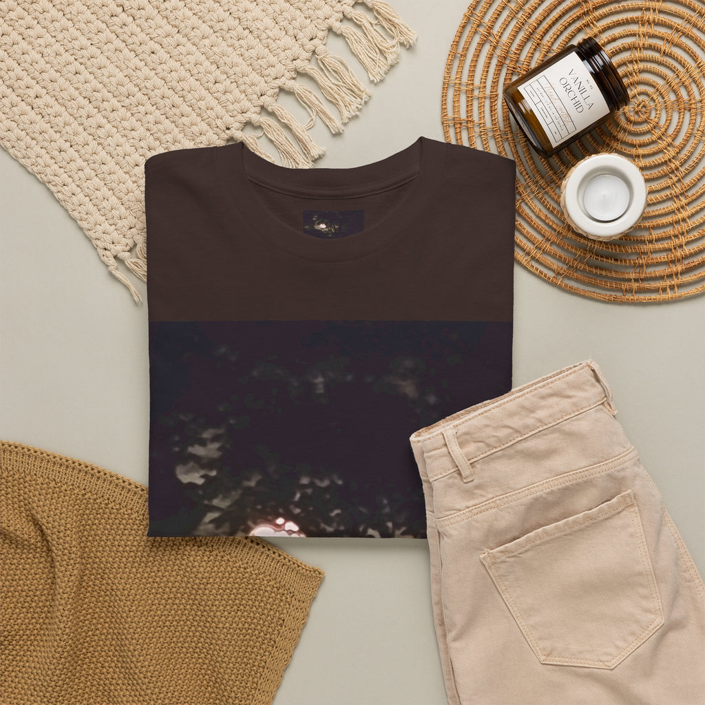 Full MoonTree Graphic Tee — Night Sky Photography Shirt