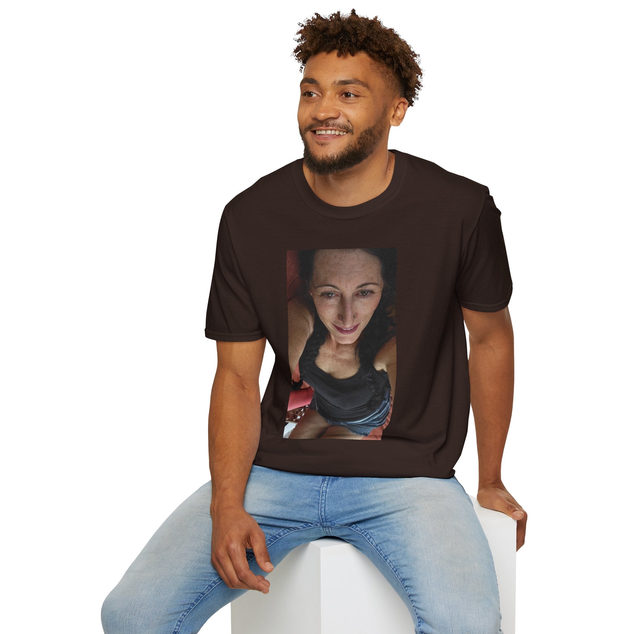 Photo Print T-Shirt — Personalized Selfie Portrait Tee