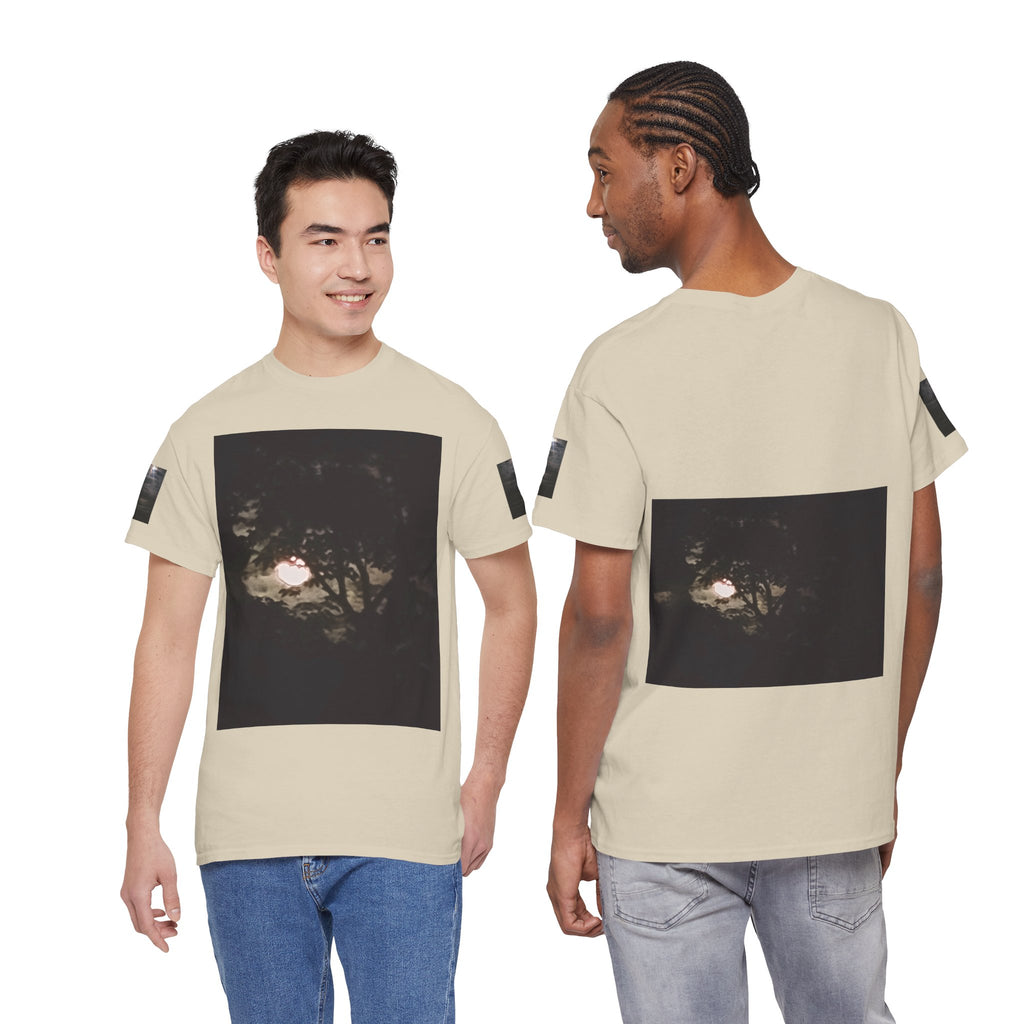 Full MoonTree Graphic Tee — Night Sky Photography Shirt