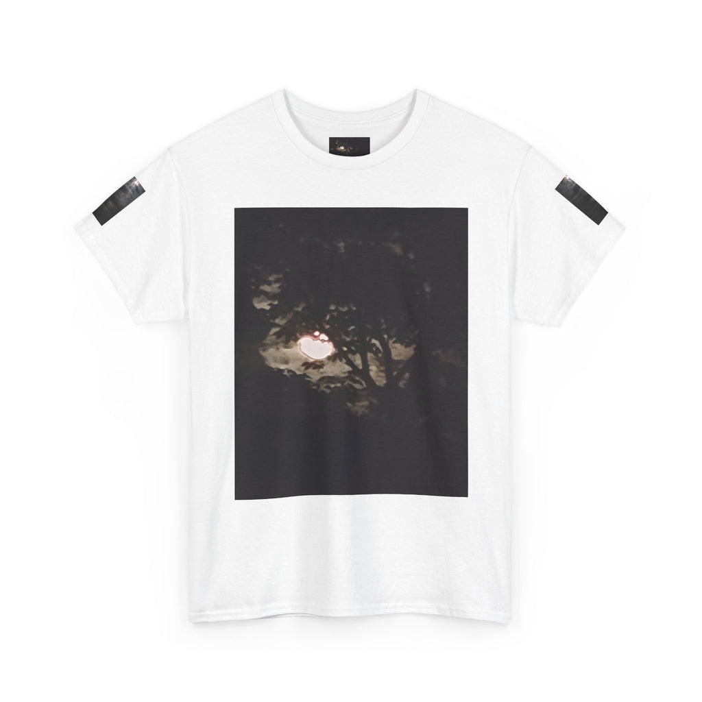 Full MoonTree Graphic Tee — Night Sky Photography Shirt