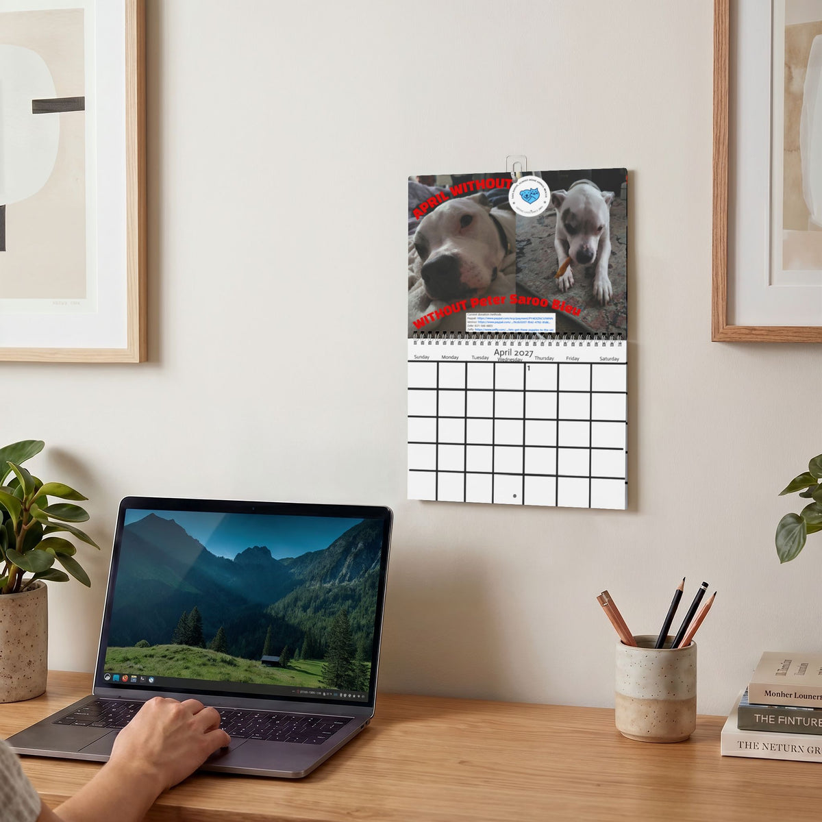 Copy of 2027 Motivational Wall Calendar — "Let It Be A GREAT NEW 2027 AHEAD"