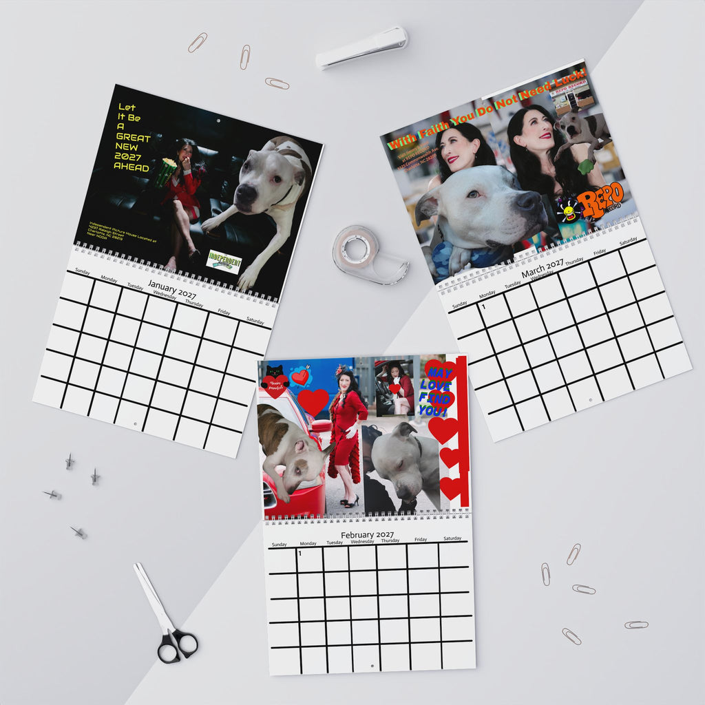 Copy of 2027 Motivational Wall Calendar — "Let It Be A GREAT NEW 2027 AHEAD"