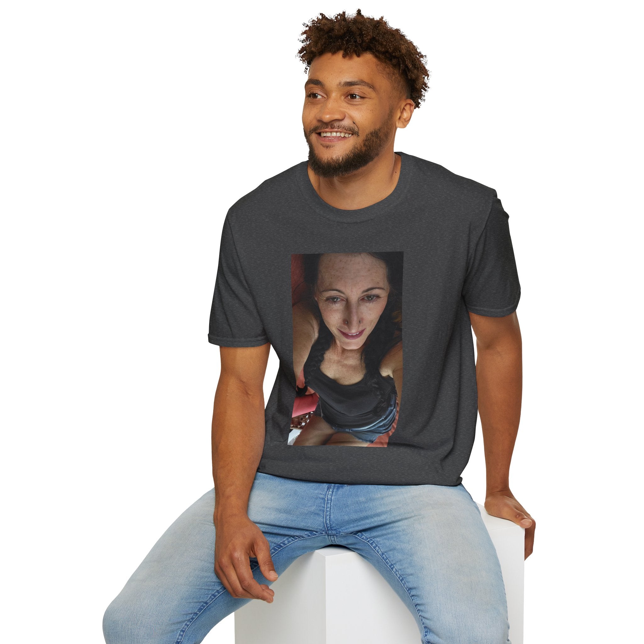 Photo Print T-Shirt — Personalized Selfie Portrait Tee
