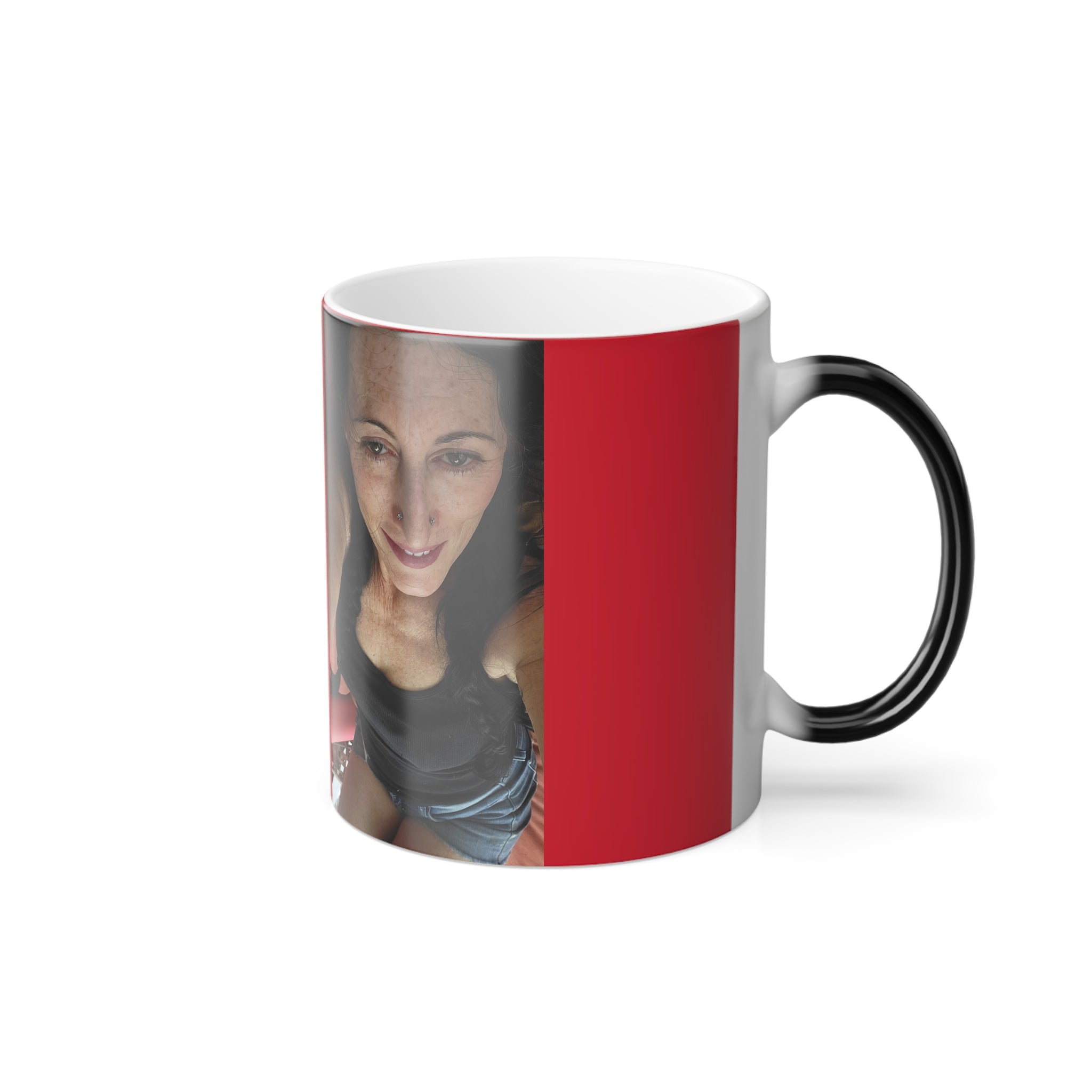 Color-Morph Photo Mug — Personalized 11oz Heat-Activated Coffee Cup