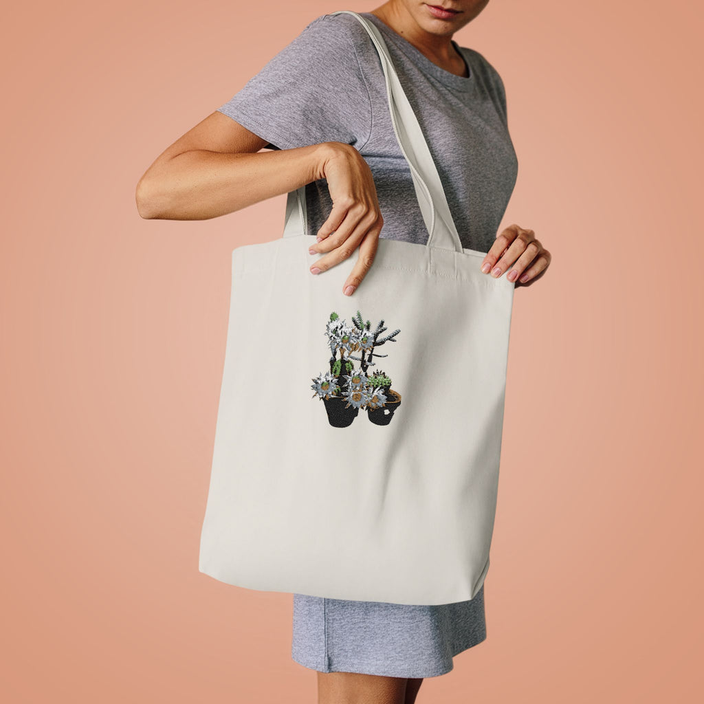 Bloomin' Cactus Cotton Tote — Gift Bag