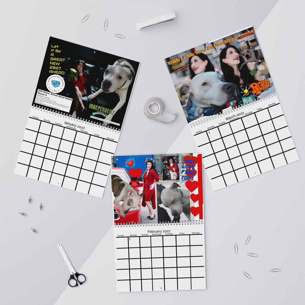 Copy of 2027 Motivational Wall Calendar — "Let It Be A GREAT NEW 2027 AHEAD"