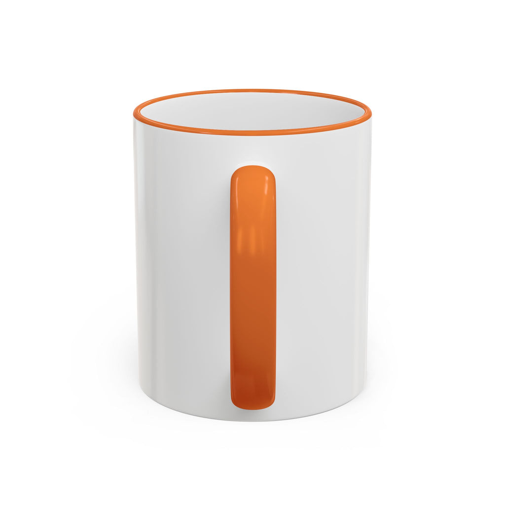Retro Film Room Accent Rim Mug — 'Moving Forward' Graphic Coffee Cup (11oz/15oz)