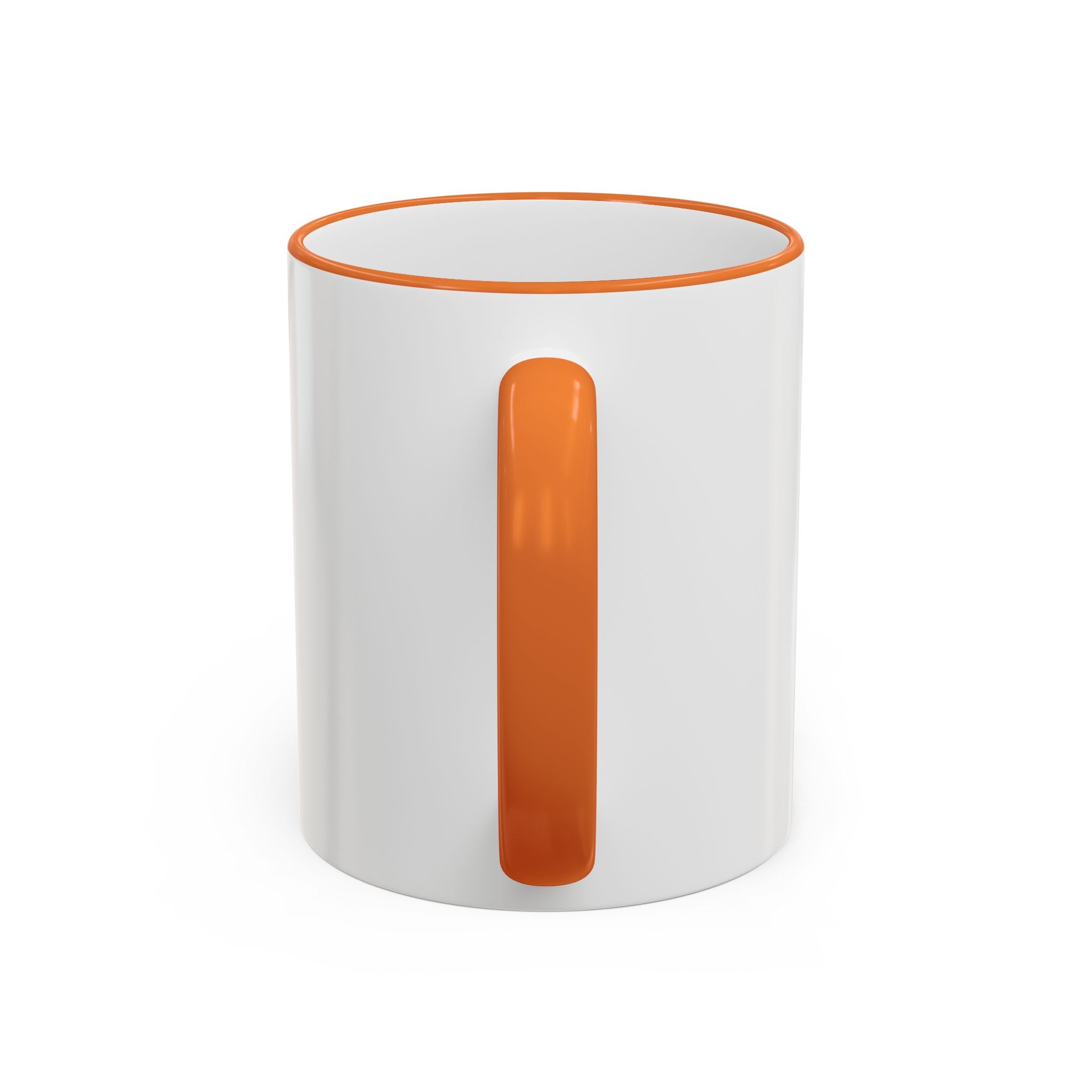 Retro Film Room Accent Rim Mug — 'Moving Forward' Graphic Coffee Cup (11oz/15oz)