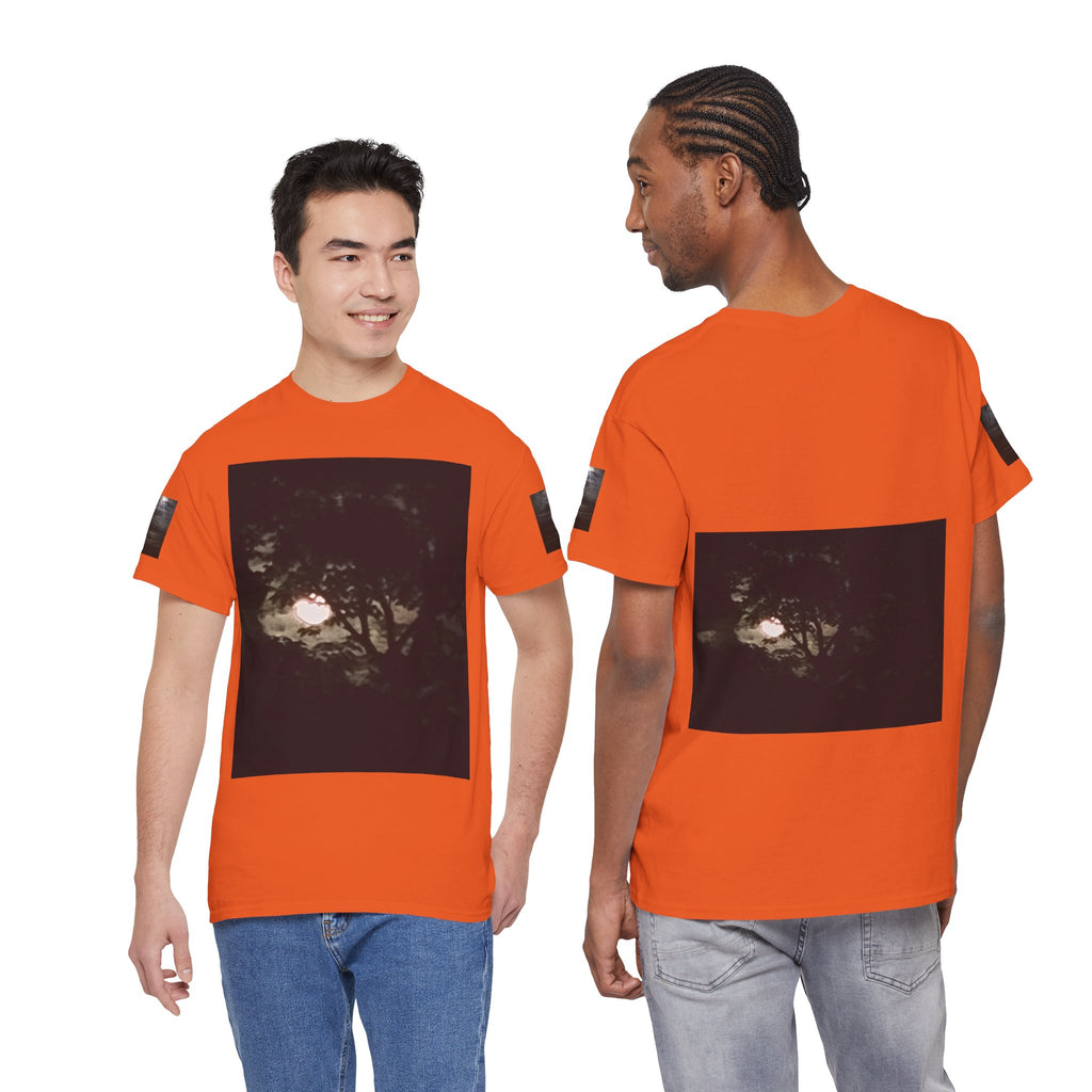 Full MoonTree Graphic Tee — Night Sky Photography Shirt