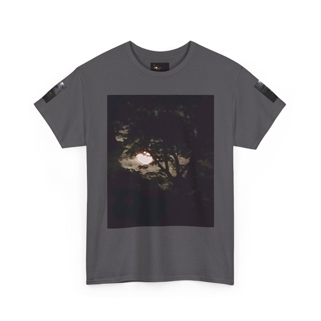 Full MoonTree Graphic Tee — Night Sky Photography Shirt