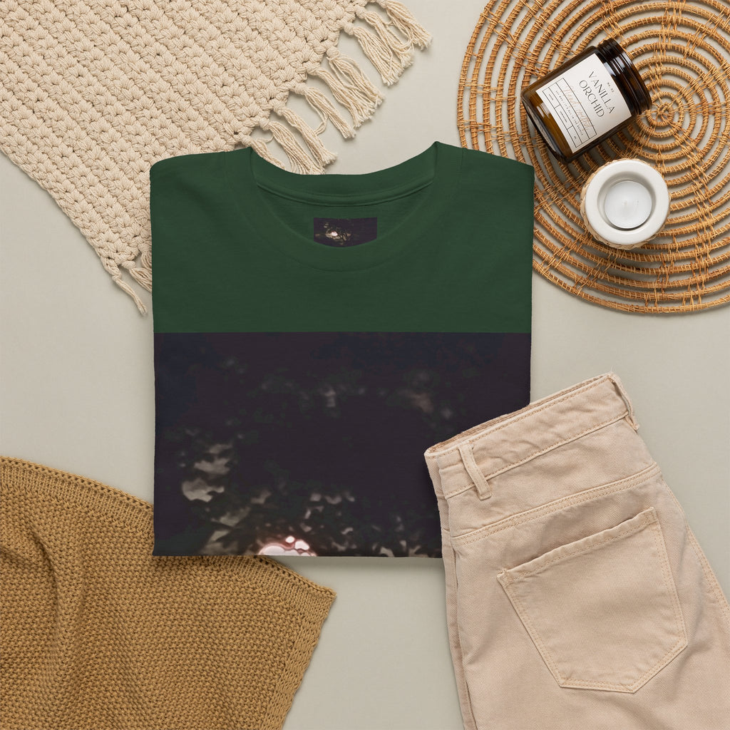 Full MoonTree Graphic Tee — Night Sky Photography Shirt