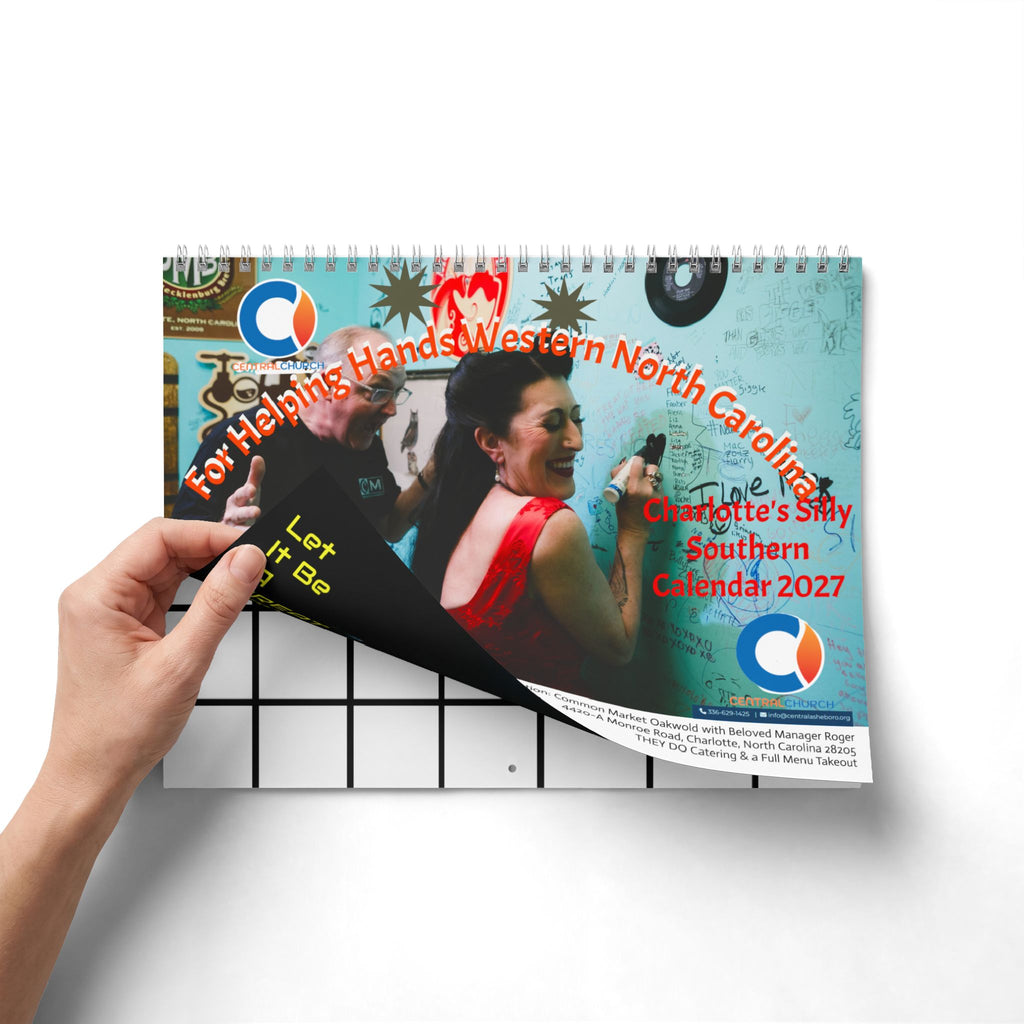 2027 Motivational Wall Calendar — "Let It Be A GREAT NEW 2027 AHEAD"
