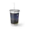 Nightfall Acrylic Tumbler – Moonlit Beach Cold Cup
