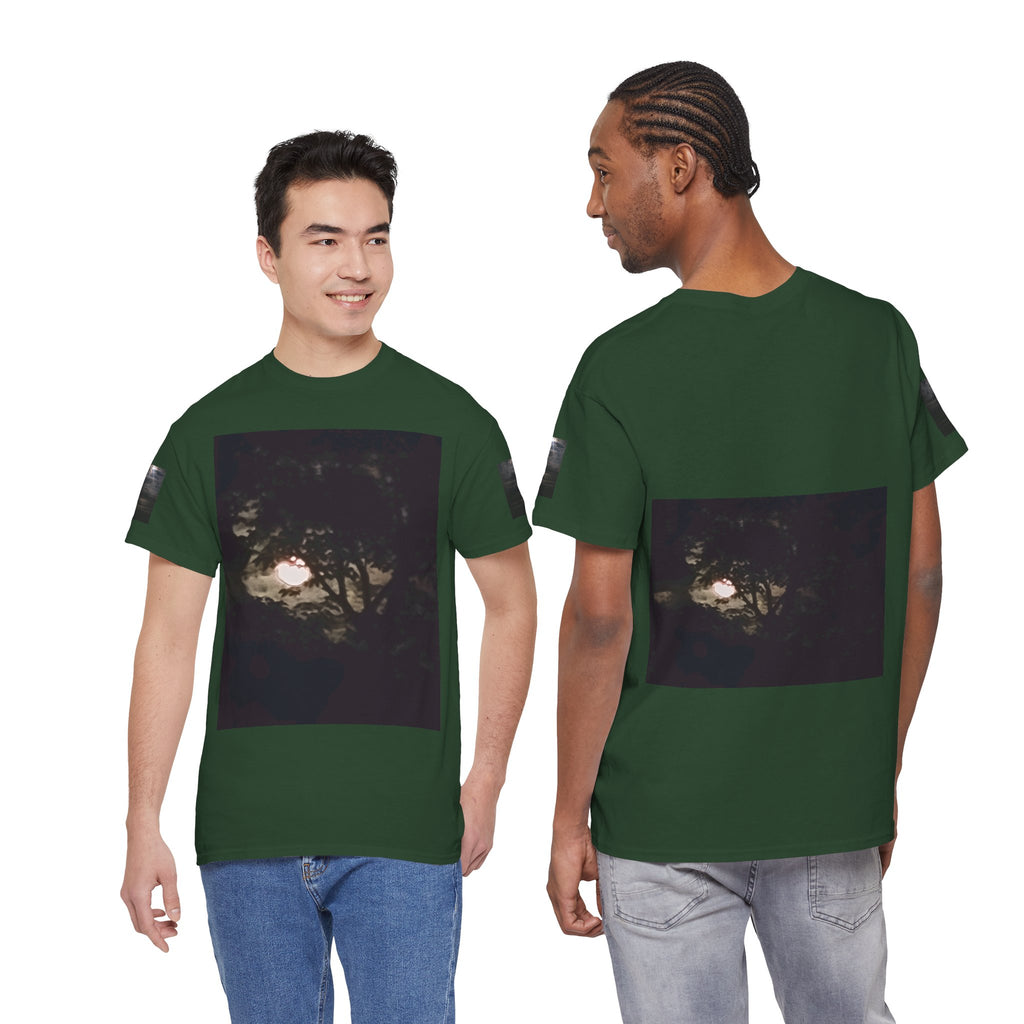 Full MoonTree Graphic Tee — Night Sky Photography Shirt