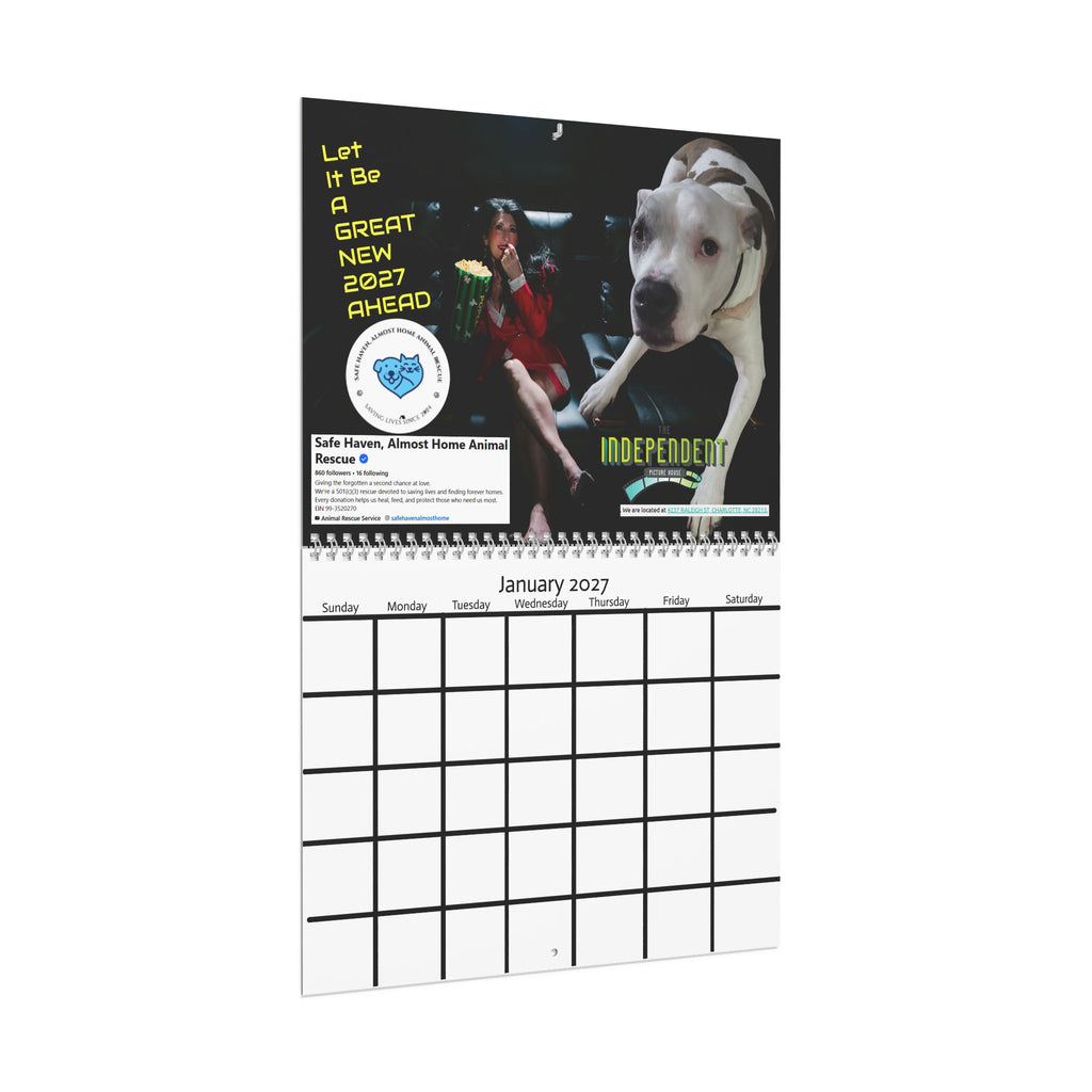 Copy of 2027 Motivational Wall Calendar — "Let It Be A GREAT NEW 2027 AHEAD"