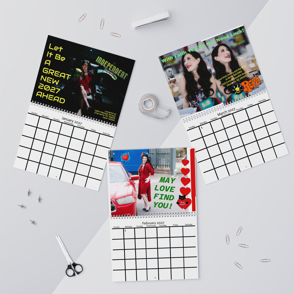 2027 Motivational Wall Calendar — "Let It Be A GREAT NEW 2027 AHEAD"