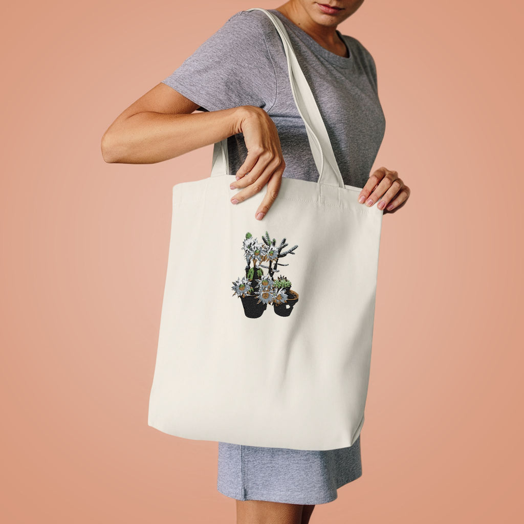 Bloomin' Cactus Cotton Tote — Gift Bag