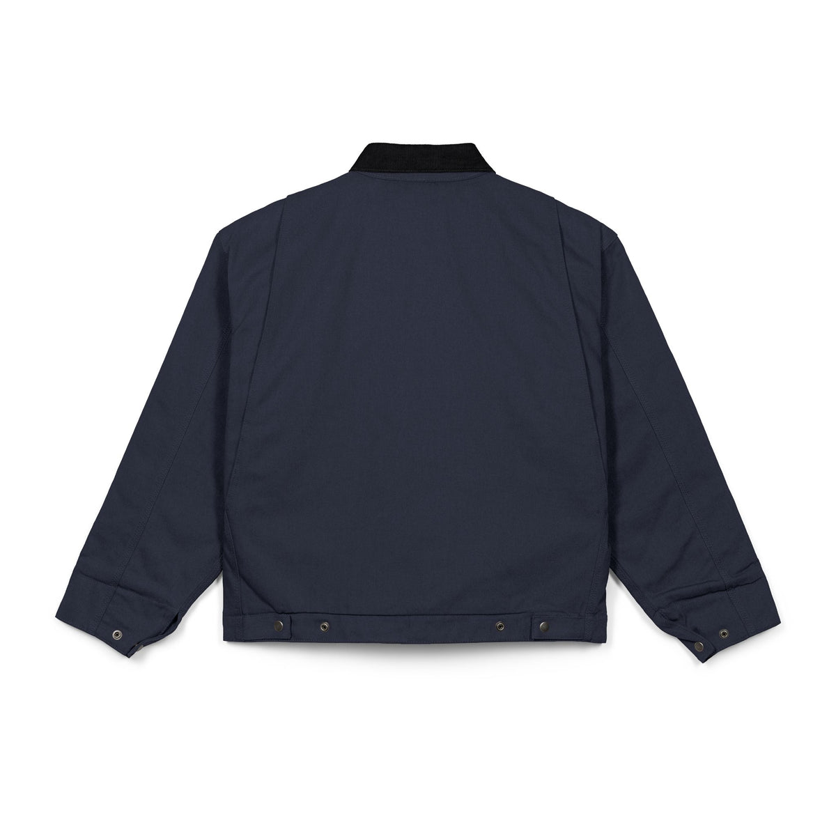 Work Jacket with Vintage Silly-Sexxy Lady "Eff-You Work,LOL" Portrait Patch — Durable Black Duck Cloth Jacket