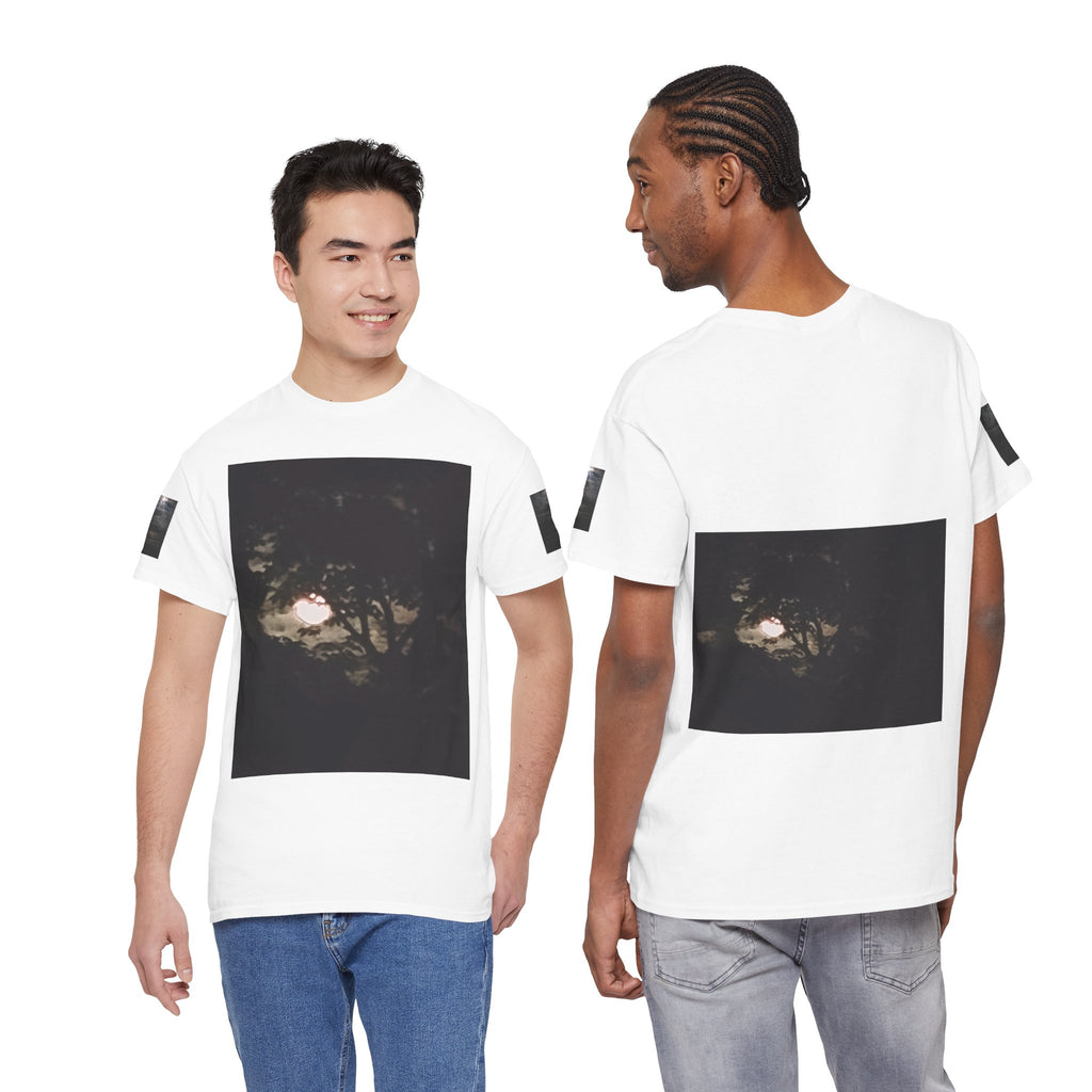 Full MoonTree Graphic Tee — Night Sky Photography Shirt