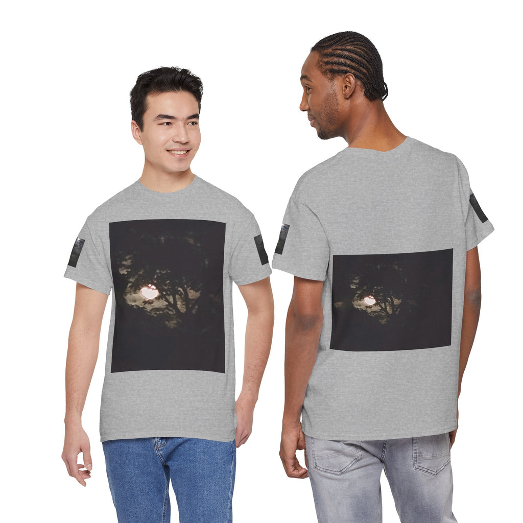 Full MoonTree Graphic Tee — Night Sky Photography Shirt