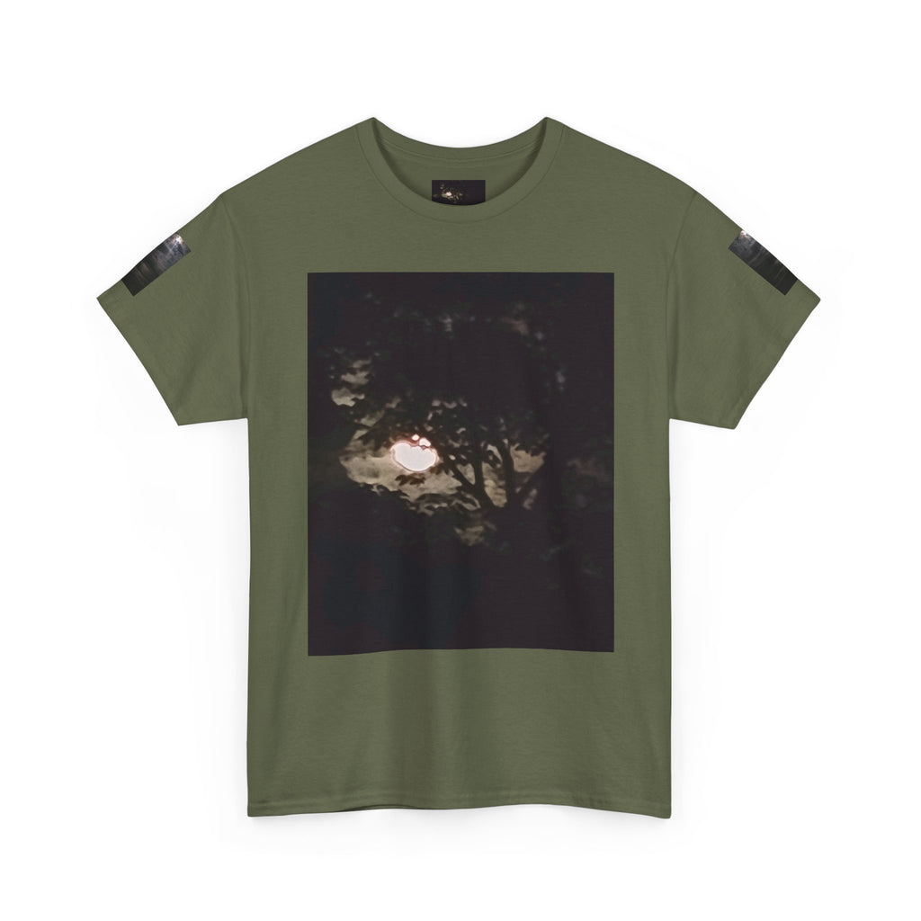 Full MoonTree Graphic Tee — Night Sky Photography Shirt