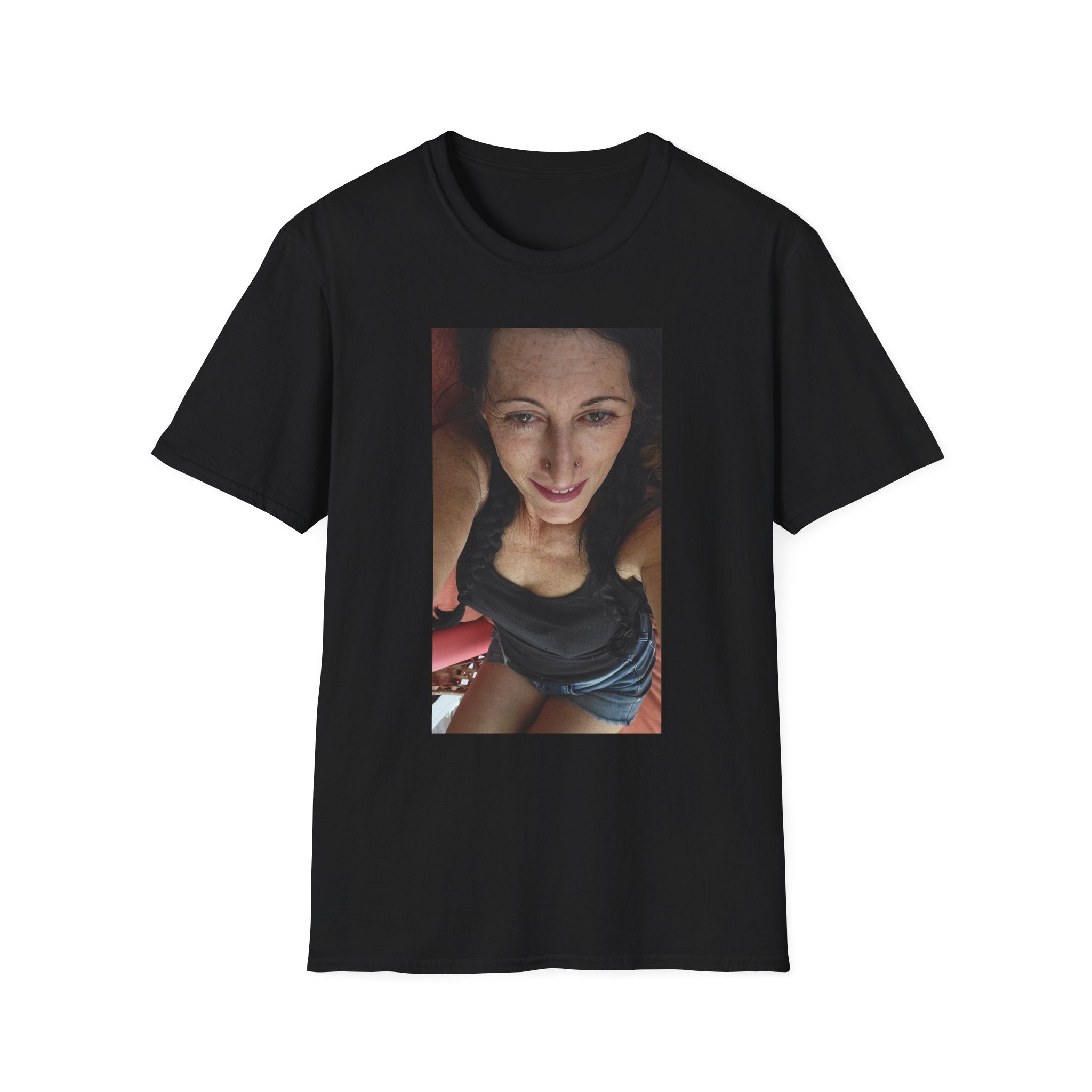 Photo Print T-Shirt — Personalized Selfie Portrait Tee