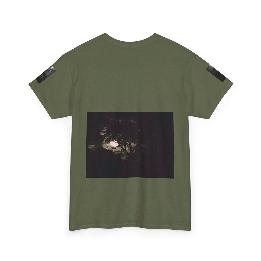 Full MoonTree Graphic Tee — Night Sky Photography Shirt