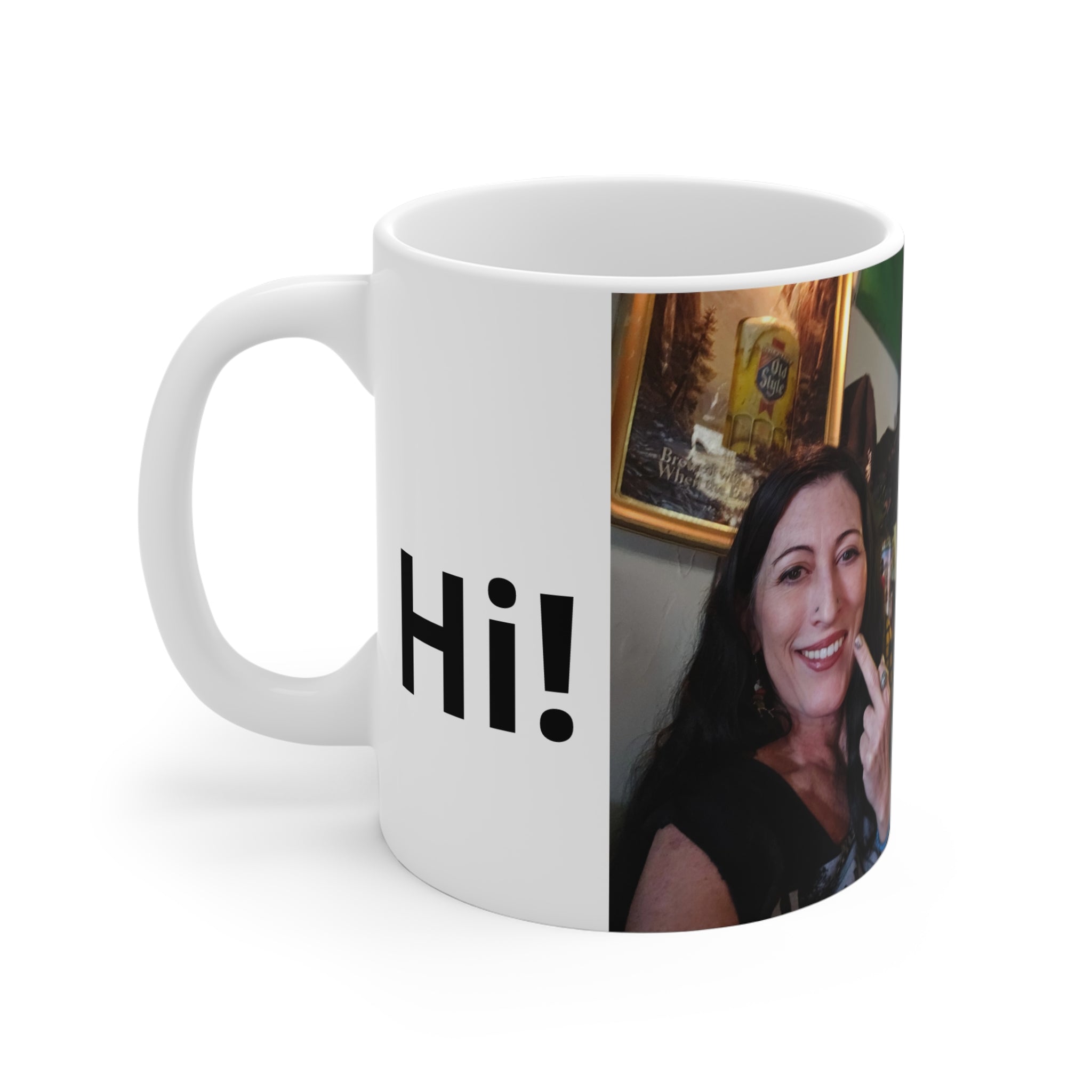 Photo Collage Mug — Personalized Hi! & Go... Your Way 11oz Coffee Cup