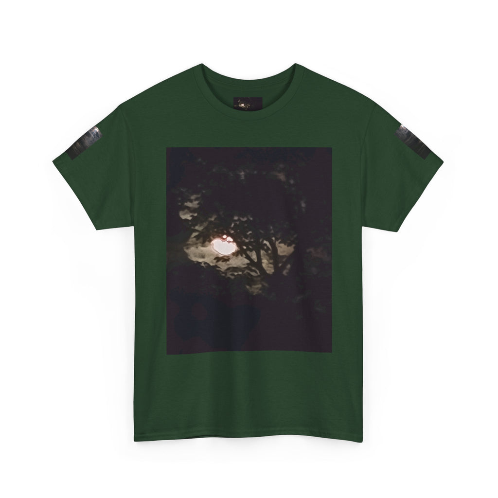 Full MoonTree Graphic Tee — Night Sky Photography Shirt