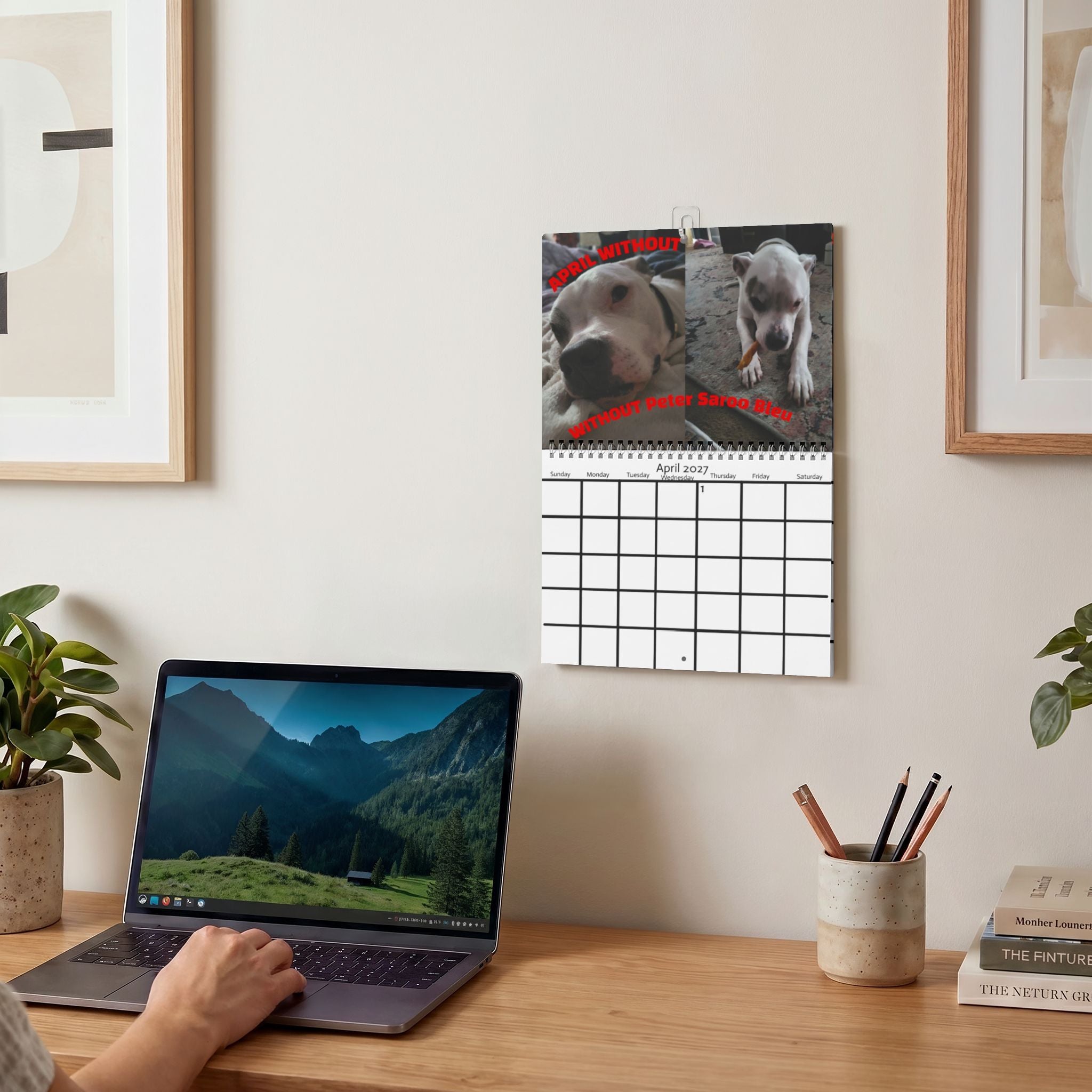 Copy of 2027 Motivational Wall Calendar — "Let It Be A GREAT NEW 2027 AHEAD"