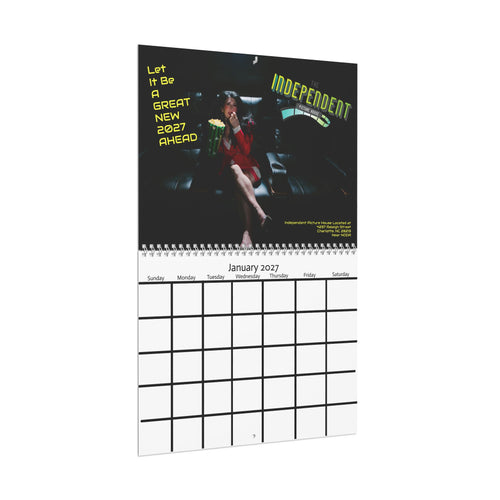 2027 Motivational Wall Calendar — "Let It Be A GREAT NEW 2027 AHEAD"