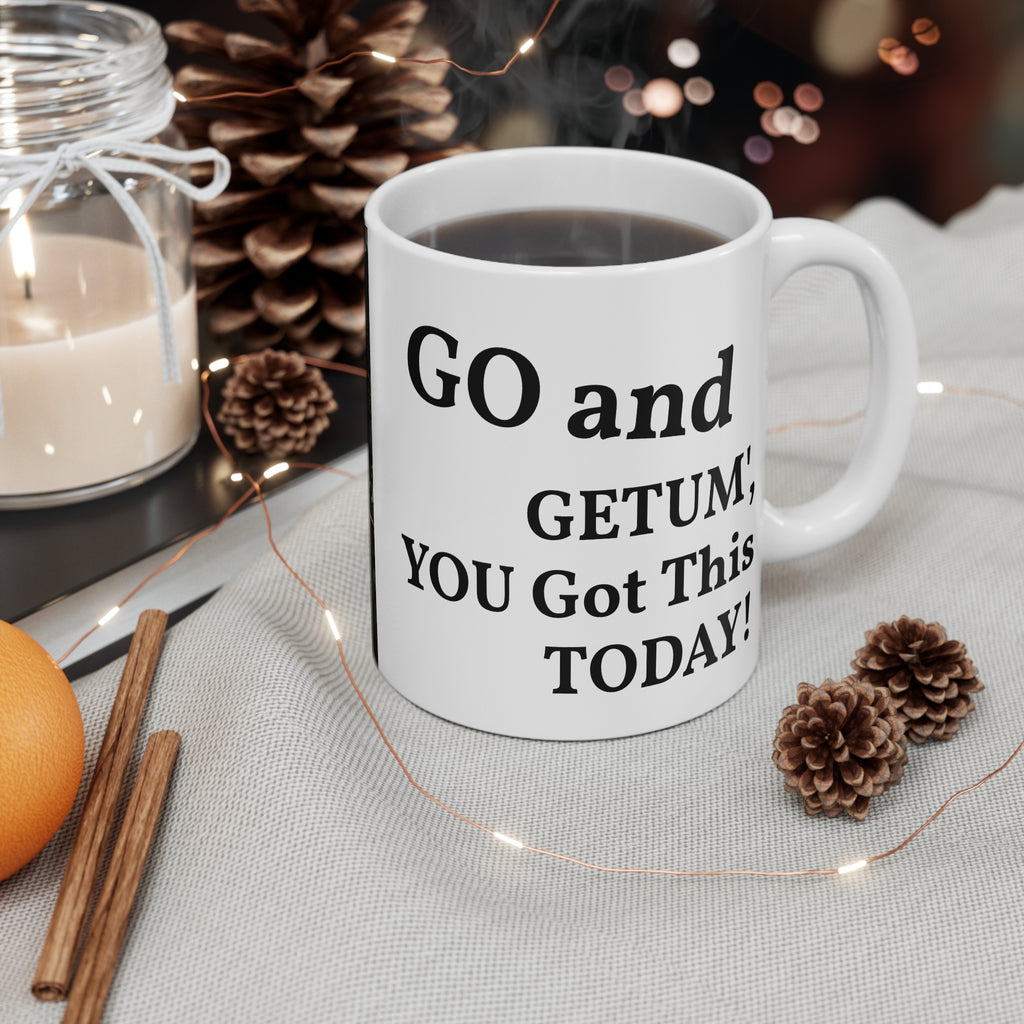 Photo Collage Mug — Personalized Hi! & Go... Your Way 11oz Coffee Cup