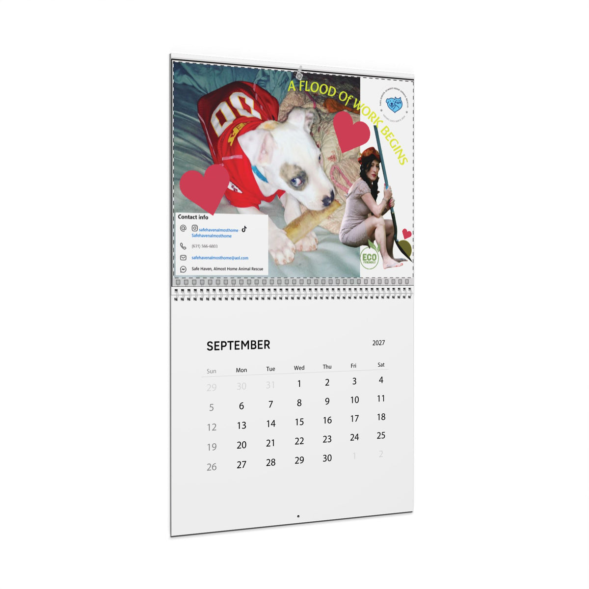 2027 Rescue Dog Wall Calendar — Inspiring Shelter Pets & Adoption Stories