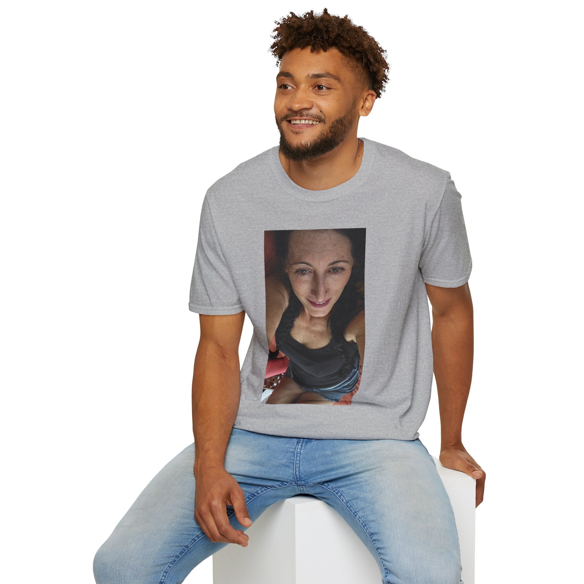 Photo Print T-Shirt — Personalized Selfie Portrait Tee