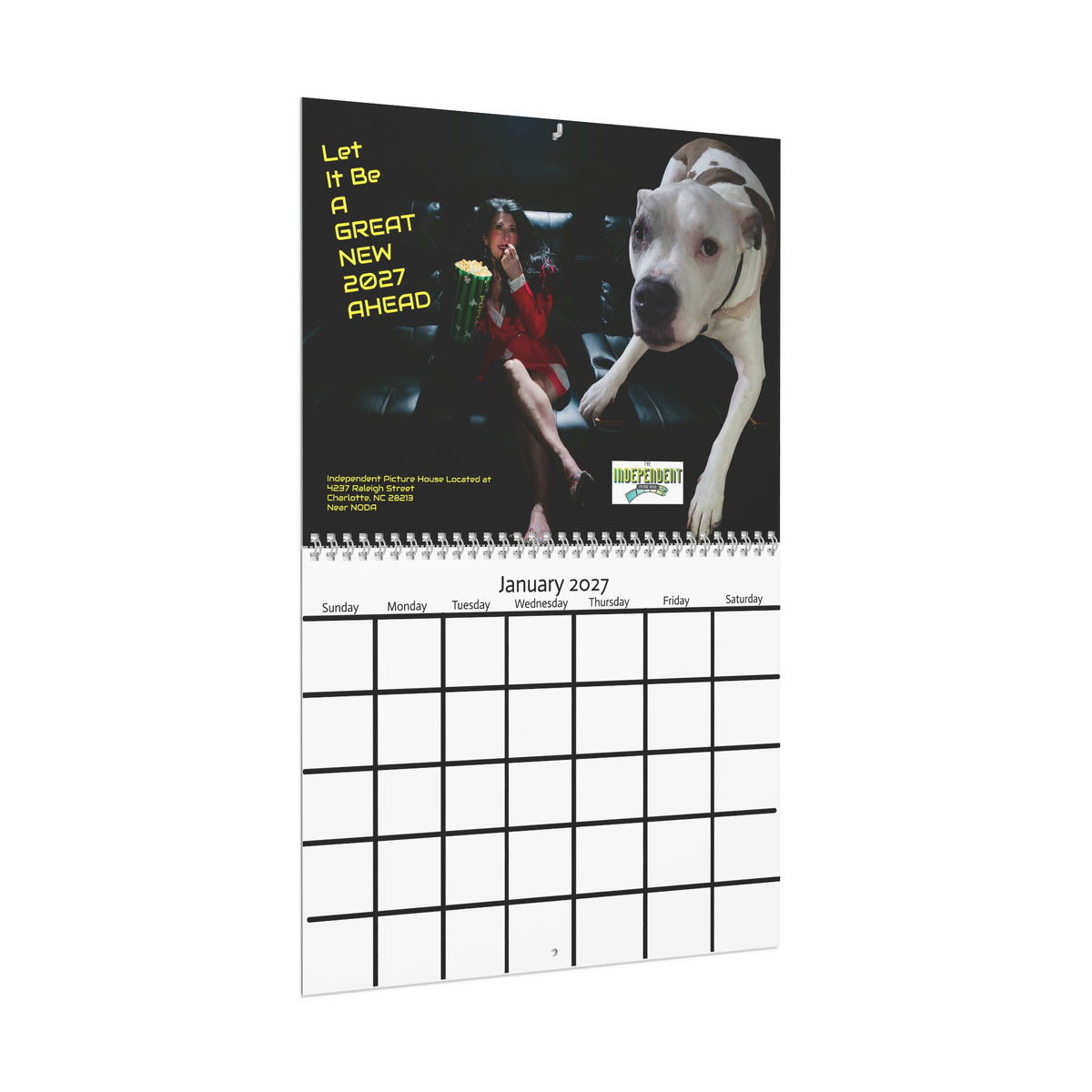 Copy of 2027 Motivational Wall Calendar — "Let It Be A GREAT NEW 2027 AHEAD"