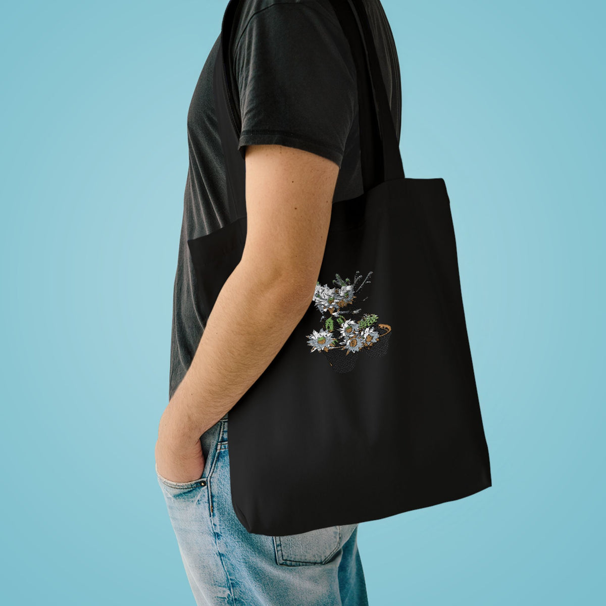 Bloomin' Cactus Cotton Tote — Gift Bag