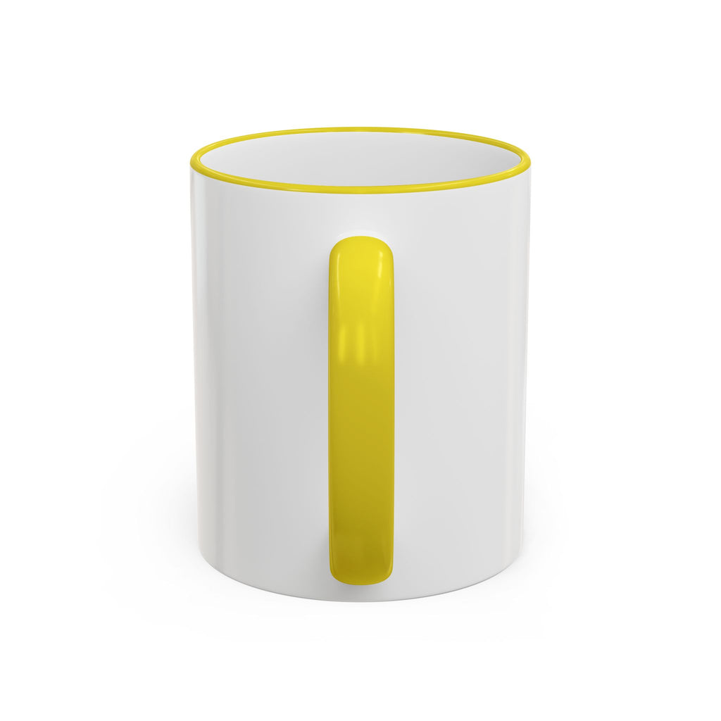 Retro Film Room Accent Rim Mug — 'Moving Forward' Graphic Coffee Cup (11oz/15oz)