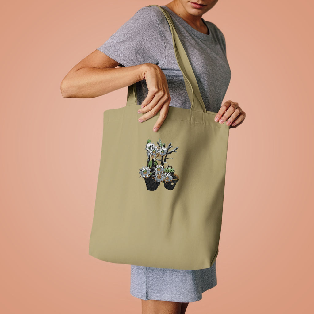 Bloomin' Cactus Cotton Tote — Gift Bag