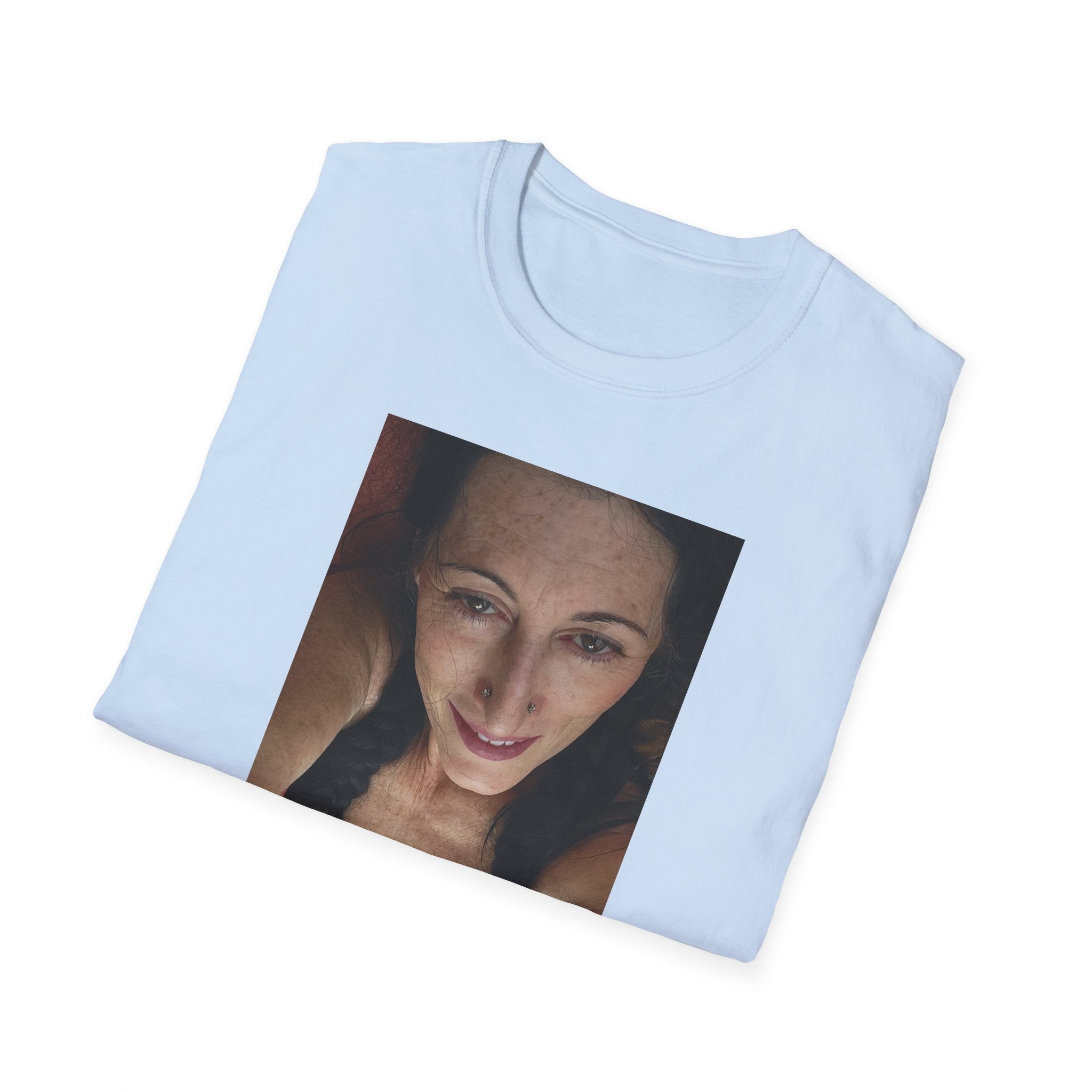 Photo Print T-Shirt — Personalized Selfie Portrait Tee